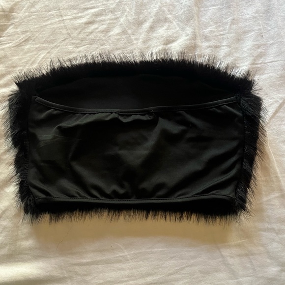 Furry Tube Top - Picture 2 of 2